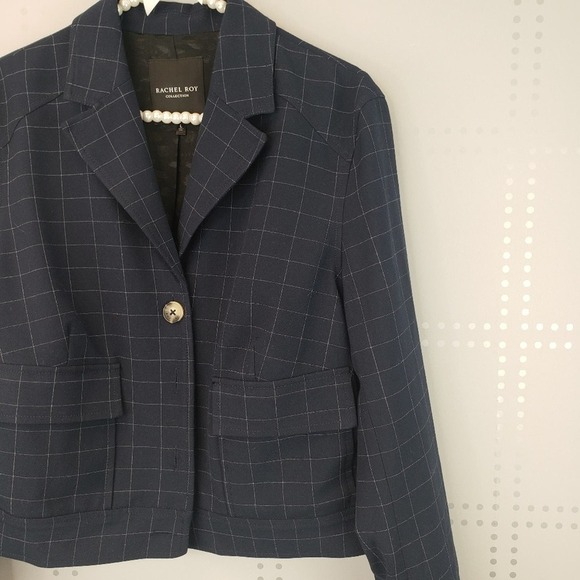 Rachel Roy Collection | Navy‎ Blazer SZ L - Picture 3 of 8